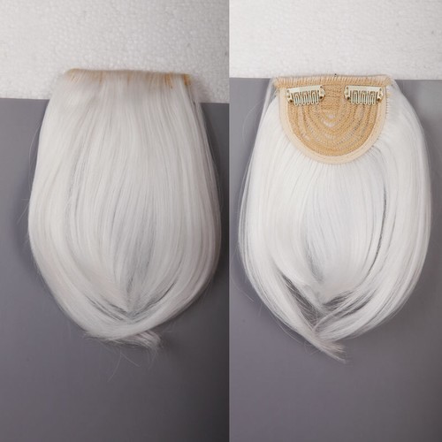Clip in 100% as Human Hair Front Bangs/Fringe for Hairloss Natural Thick 1 Piece - Picture 47 of 65