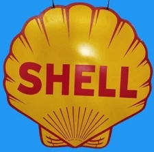Porcelain Shell Enamel Sign Size 30" Inches Double sided