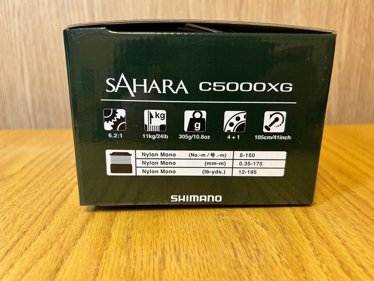 Shimano Spinning Reel 22 SAHARA C5000XG Gear Ratio 6.2:1 Fishing