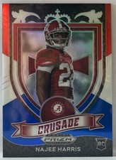 2021 Panini Prizm Draft Picks Crusade RED WHITE & BLUE #172 Najee Harris   F3