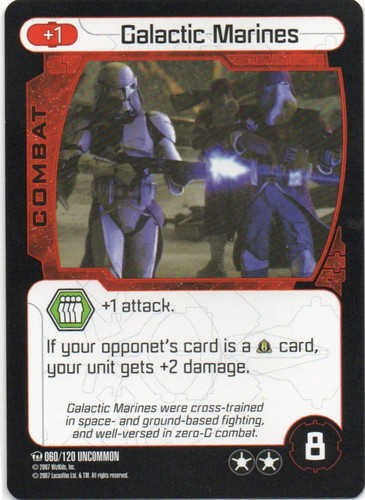 STAR WARS POCKETMODEL TCG: GROUND ASSAULT from Wizkids Individual Trading Cards - Picture 60 of 112