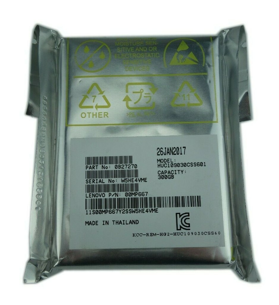 Lenovo 300GB 10K SAS 6Gb/s 2.5