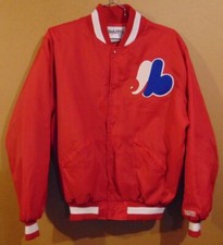 MONTREAL EXPOS RED SNAP FRONT MLB JACKET