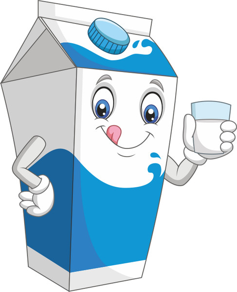Aufkleber Lustiger Milchkarton Autoaufkleber Sticker Konturschnitt-image