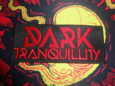 Dark Tranquillity Shape Patch Gestickt Sweden Death Metal In Flames Red Edition