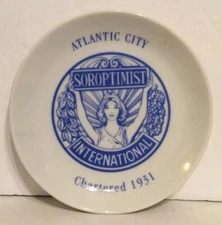 Soroptimist International Plate Female Women Equality Group Member Atlantic City