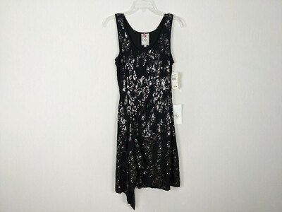 Yoana Baraschi sleeveless sequin leopard black dress sz XS | eBay