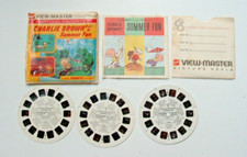 CHARLIE BROWN'S SUMMER FUN 1972 3d View-Master 3 Reel Packet - Full Color Images