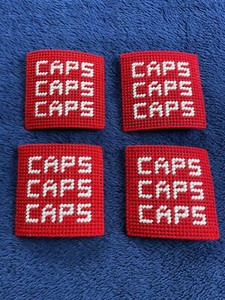Washington Capitals “Caps Caps Caps” Coasters