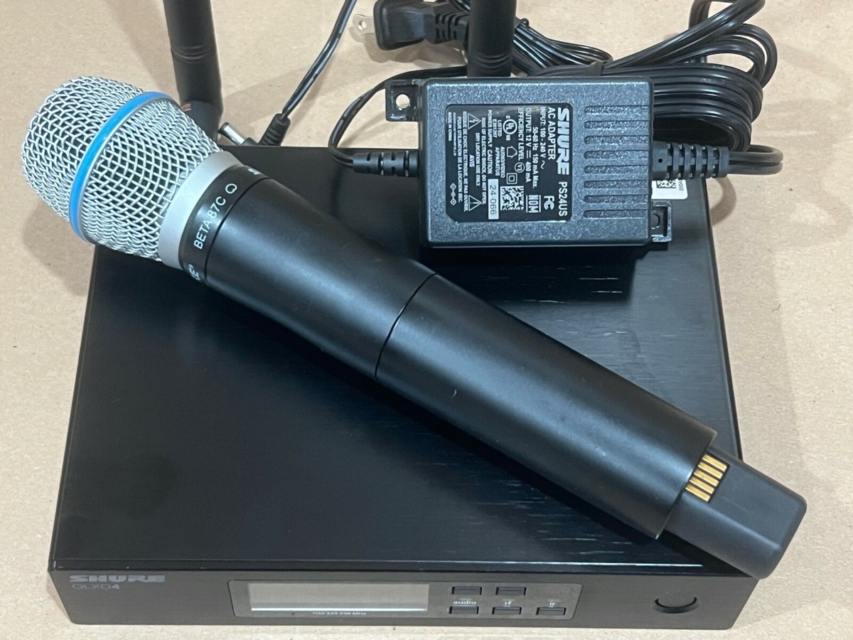 Shure QLXD24/B87C Digital Wireless Handheld Microphone Shure QLXD24/B87C Digital Wireless Handheld Microphone