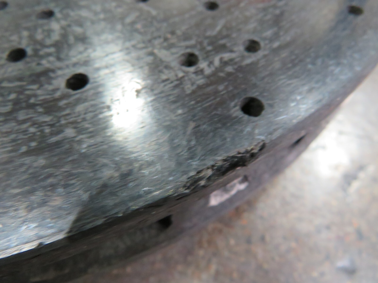 Ferrari 458 Italia, Spider, Front CCM Carbon Brake Rotor, Used, P/N 304562