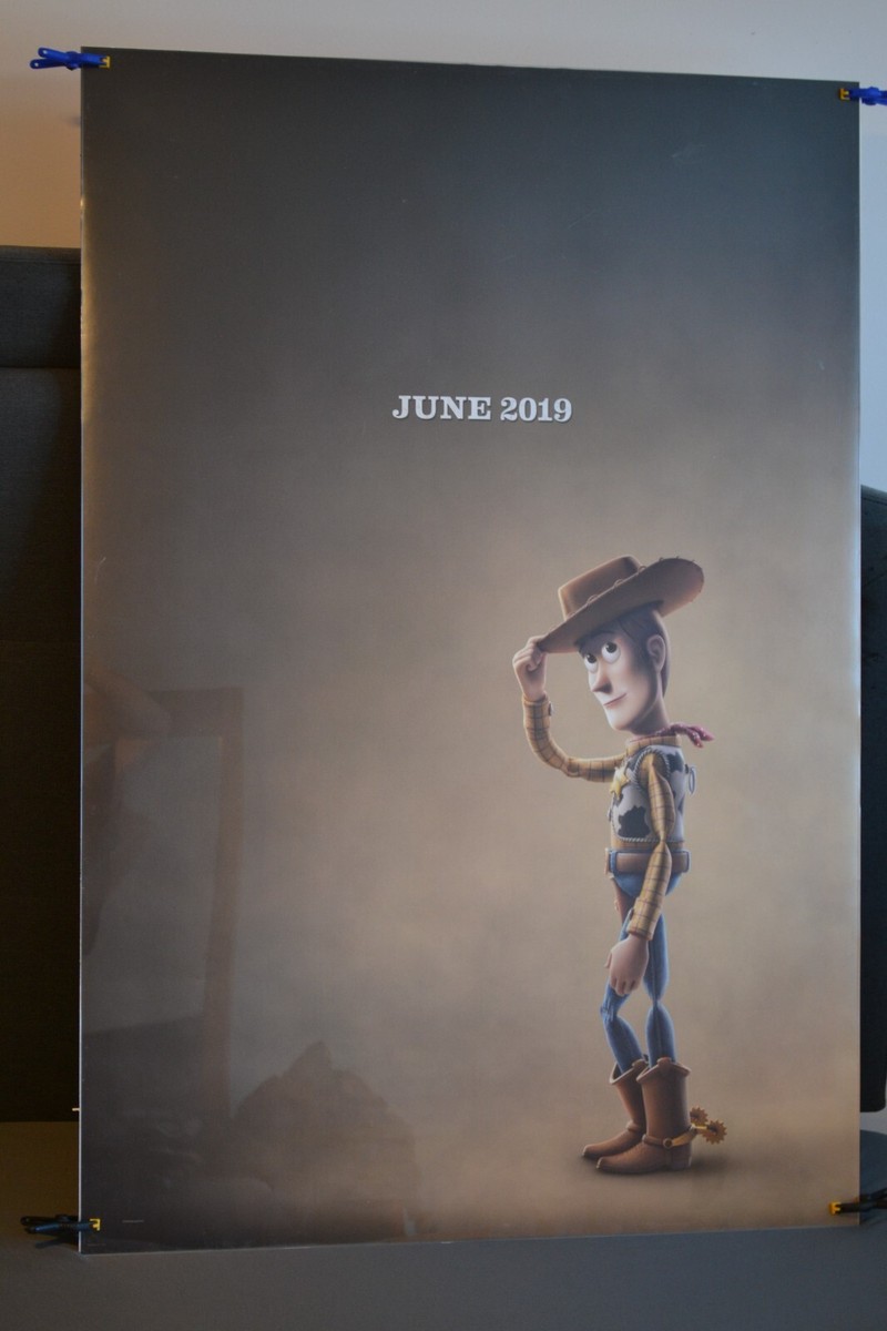 トイストーリー 4 映画ポスター D/S オリジナル 27x40 Pixar Toy Story 4 Double Sided Original 27x40 Teaser Poster Disney