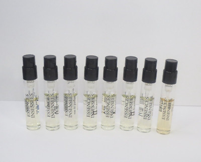 DIPTYQUE ESSENCES INSENSEES EAU DE PARFUM 0.06 OZ (LOT OF 8)