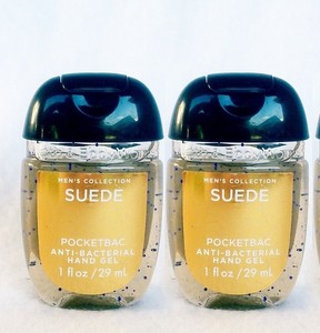 2 Bath Body Works Suede Men S Antibacterial Hand Gel Sanitizer