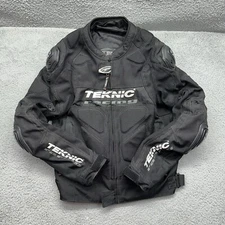 Teknic 8011 Supervent Pro Mesh Mens USA 42 Motorcycle Riding Jacket w/ Speedhump