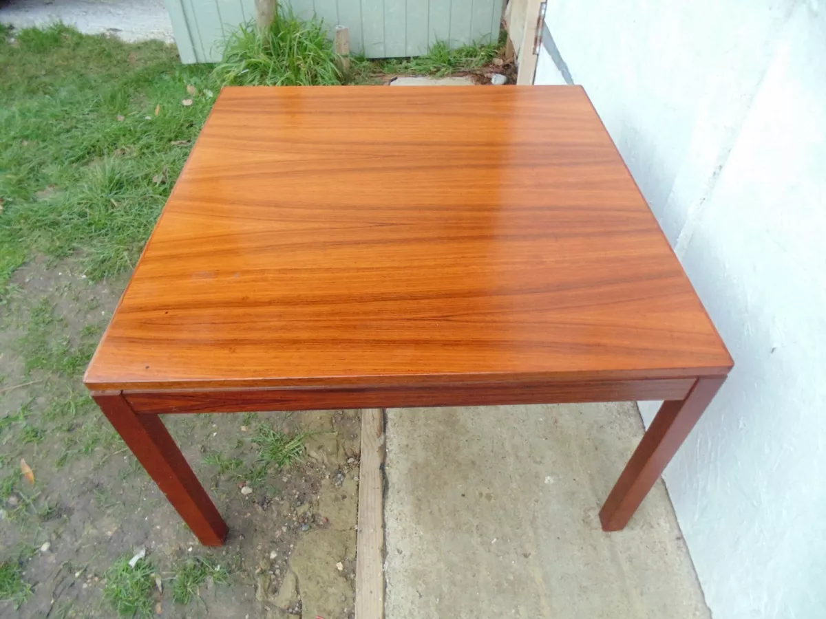 NORWEGIAN ROSEWOOD COFFEE TABLE MADE BY HEGGEN FREE DELIVERY RETRO VINTAGE
