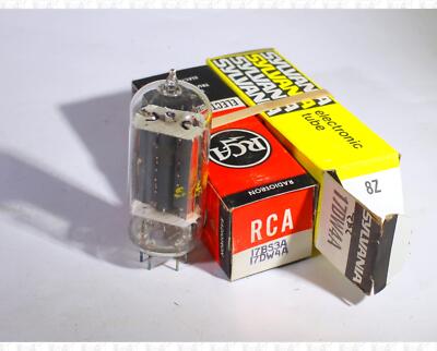 Assorted Brands 17DW4A 17DW4 Vacuum Tubes NOS Lot Of 2 +Box
