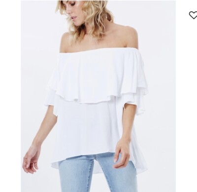 MLM Label Maison off shoulder top White Like New M