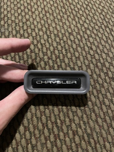 1993-1997 CHRYSLER NEW YORKER DASH EMBLEM BADGE INSERT TRIM GRAY ORIGINAL OEM