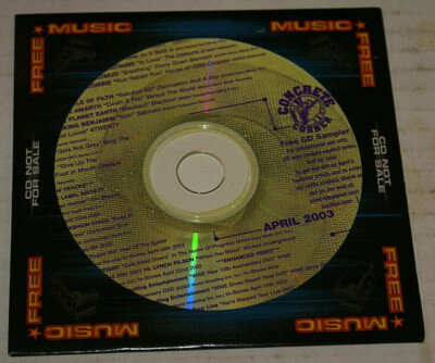 Concrete Corner CD April 2003 Sampler Various Cradle Of Filth Bls