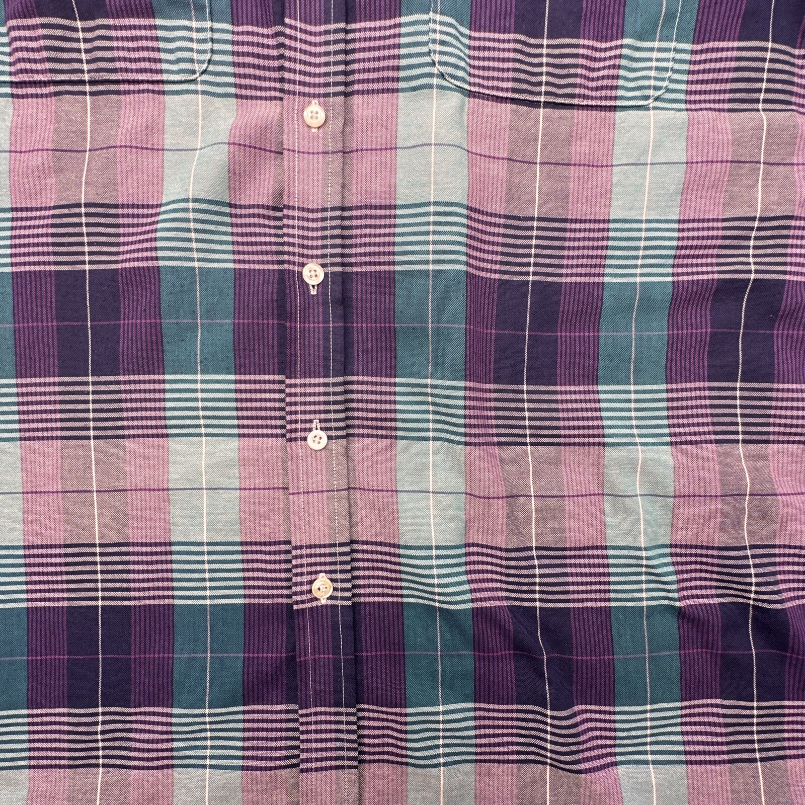 Vtg Towncraft Men’s XLXT Made In USA Purple Blue … - image 17