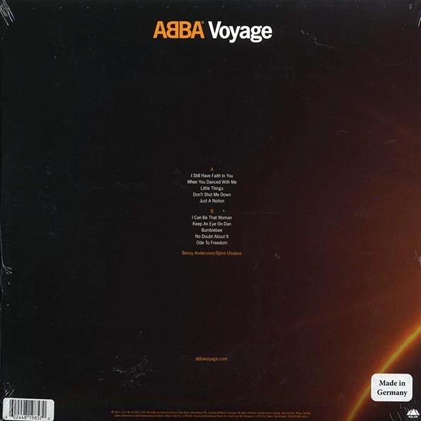ABBA Voyage *Sealed* Vinyl LP Made In Germany  Includes A Poster And An Insert - Image 2 of 2