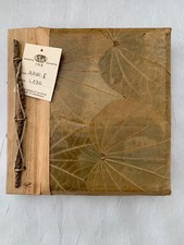 Photo Album Natural Woven Handcrafted Book Organic Rustic 22 4x6 Photos Gift