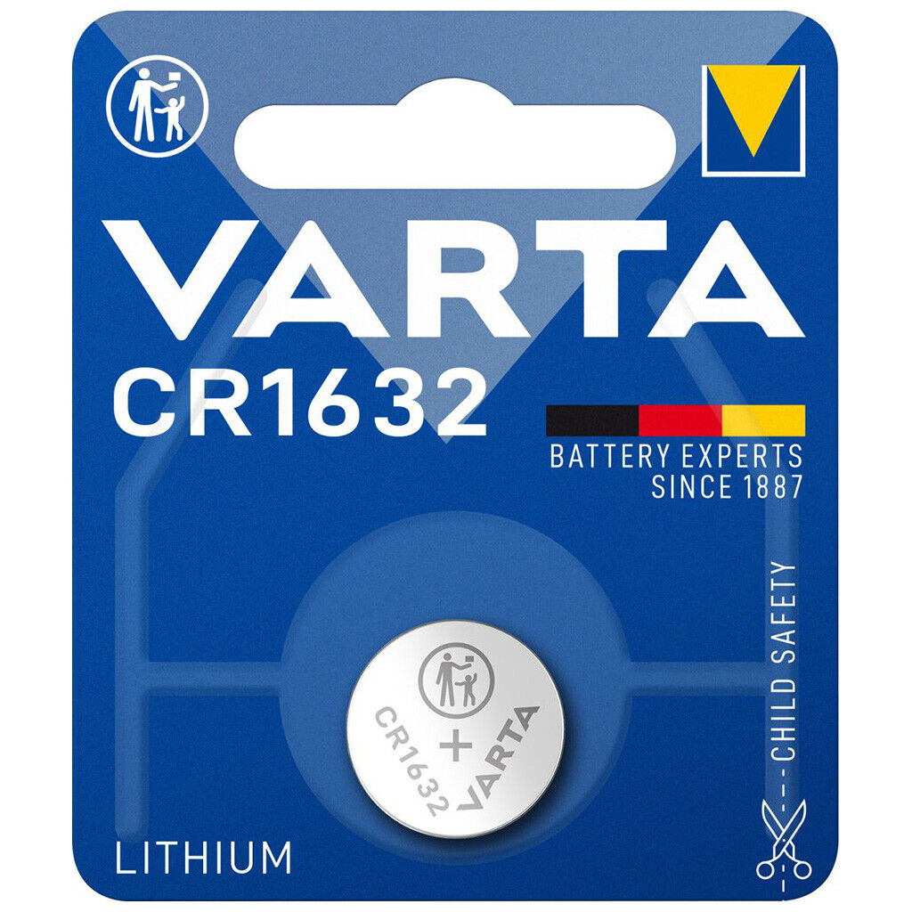 Thumbnail - Kq Varta Knopfzelle Lithium Cr1632 3v Batterie 1er Blister