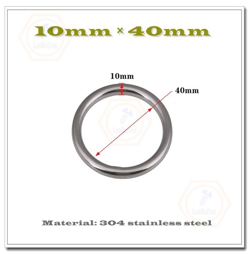 Anillo de acero inoxidable 304 sin costura de acero sólido, anillo de acero sin costura, junta tórica - Imagen 46 de 54