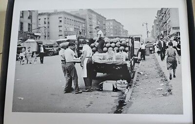 1935 1st Av & E 115th St ITALIAN HARLEM Watermelon Manhattan New York City Photo