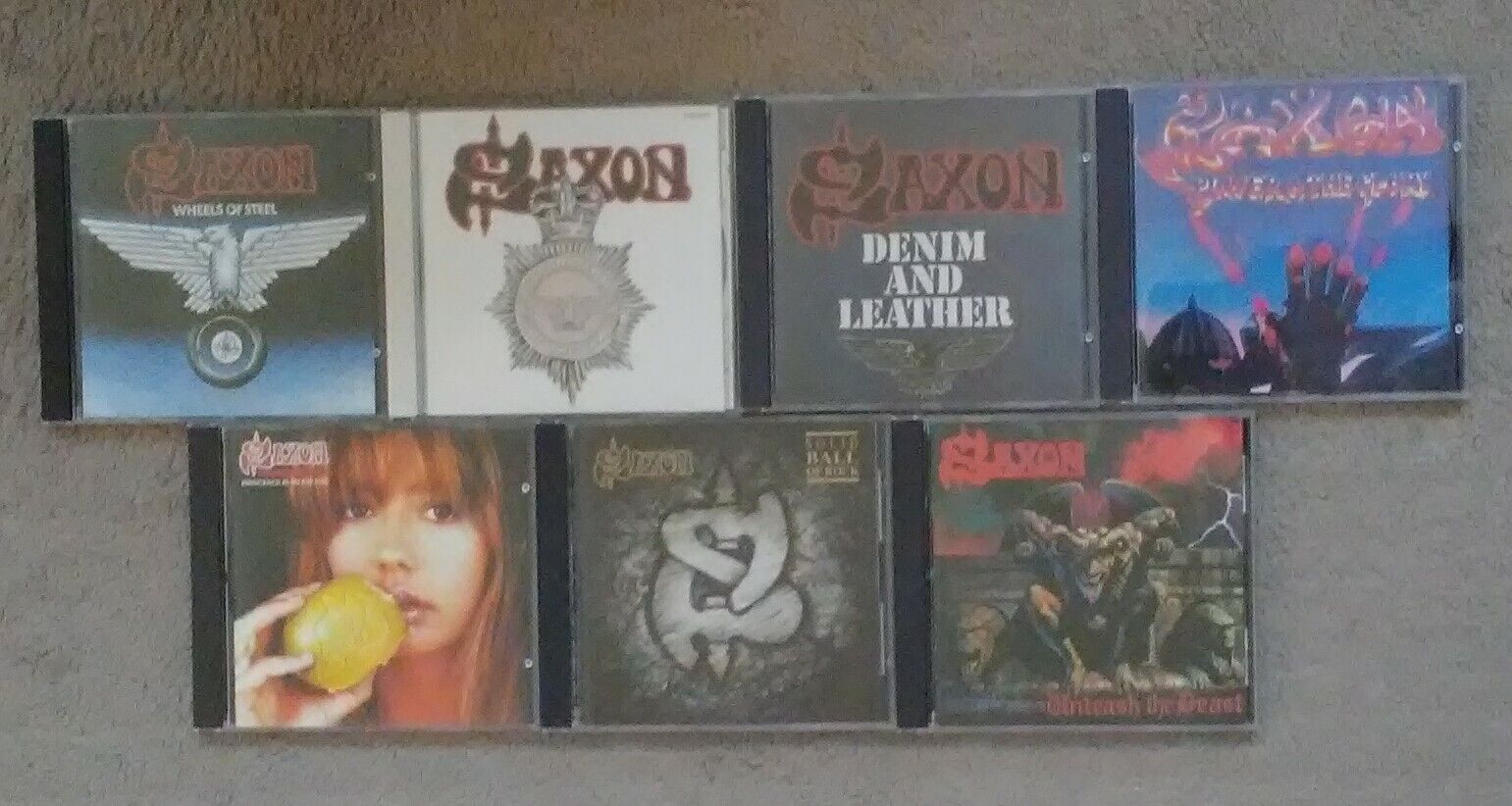 Lot Of 7 Saxon CD Albums NWOBHM