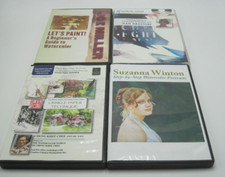 Lot of 4 Watercolor Art Instructional DVD Cheng-Khee Chee Miller Winton More