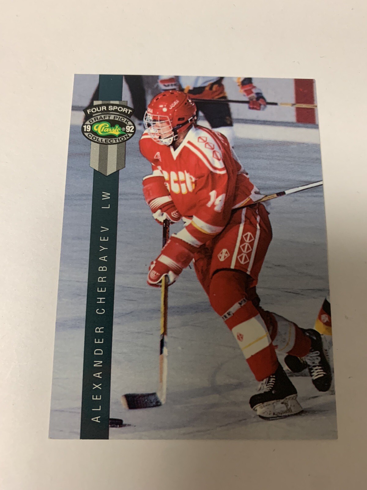 1992 Classic Four Sport Draft Pick Alexander Cherbayev San Jose Sharks RC