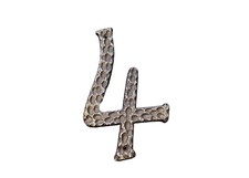 Numero Civico in Ferro Battuto mm. 160x16 ARTIGIANA FERRO