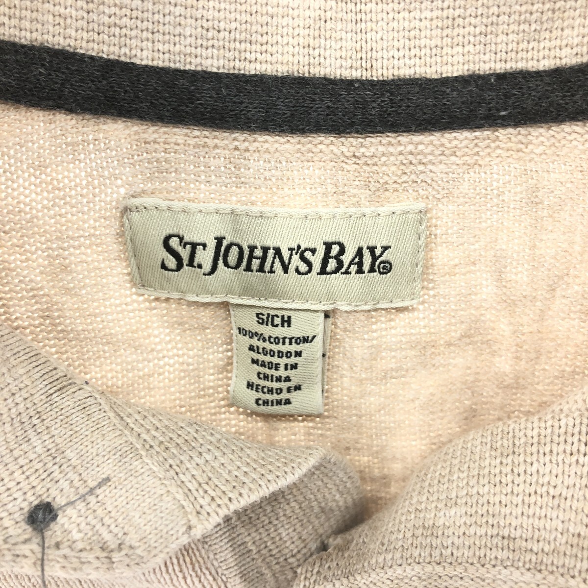 ST.JOHN'S BAY Polo knit sweater for women, size S /eaa527441
