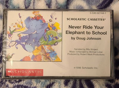 ''Never Ride Your Elephant To School'' By Doug Johnson/Audio Cassette/New 1996