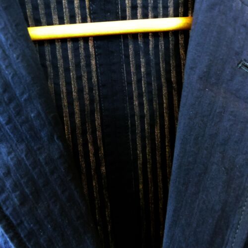 Traje a medida J Crew Thompson para hombre azul Seersucker chaqueta ajustada 38 pantalones 30 - Imagen 11 de 19