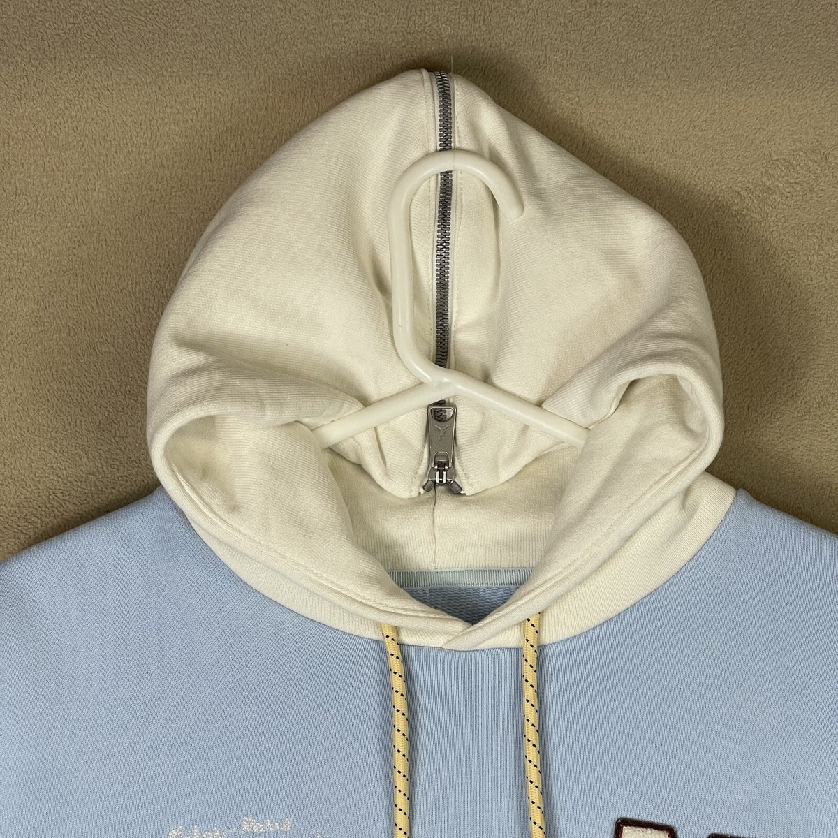 Jordan x Maison Chateau Rouge Hoodie Women Small Blue White Pullover Jumpman View 2