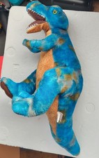 Aurora Blue T-Rex Tyrannosaurus Dinosaur Plush Stuffed Animal Toy 14" Kids
