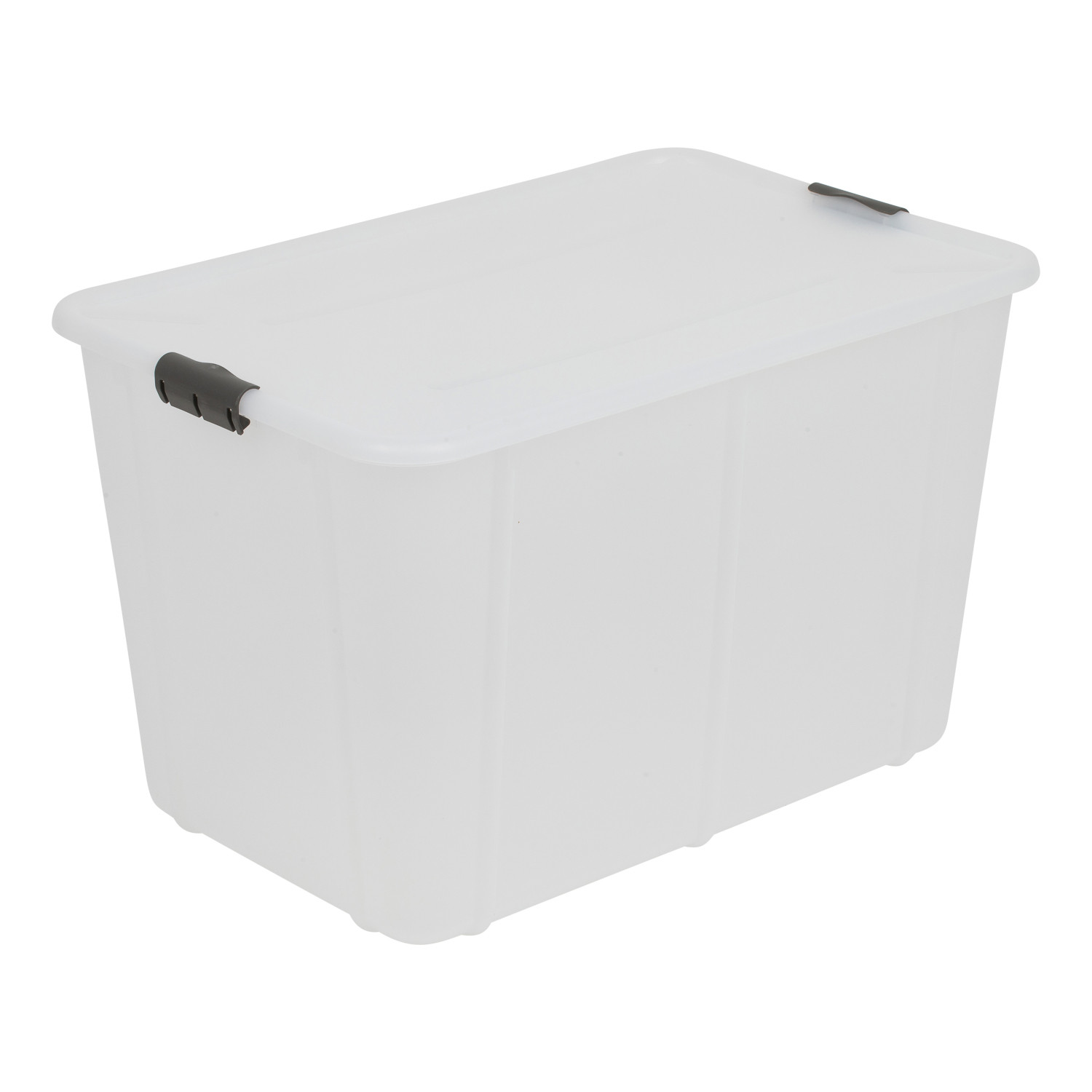 Contenitore 60L BranQ Trasparente 7560 | Scatola Salvaspazio Design Velur