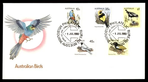 Mayfairstamps Australia FDC 1980 Birds of Australia Combo First Day Cover aaw_38