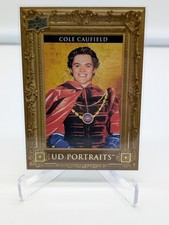 2023-24 Upper Deck Series 1 #P-20 Cole Caufield UD Portraits Montreal Canadiens