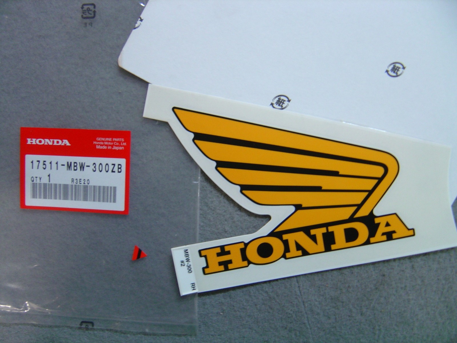 Autocollant aile HONDA pour réservoir de CBR600FX 99, idéal pour retrouver le style vintage