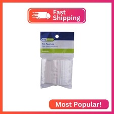 EZY DOSE Disposable Pill, Vitamin and Daily Medicine Organizer Pouches, Zippered