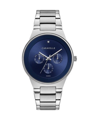 Caravelle  by Bulova Men's 43D107 Blue Men's Watch
