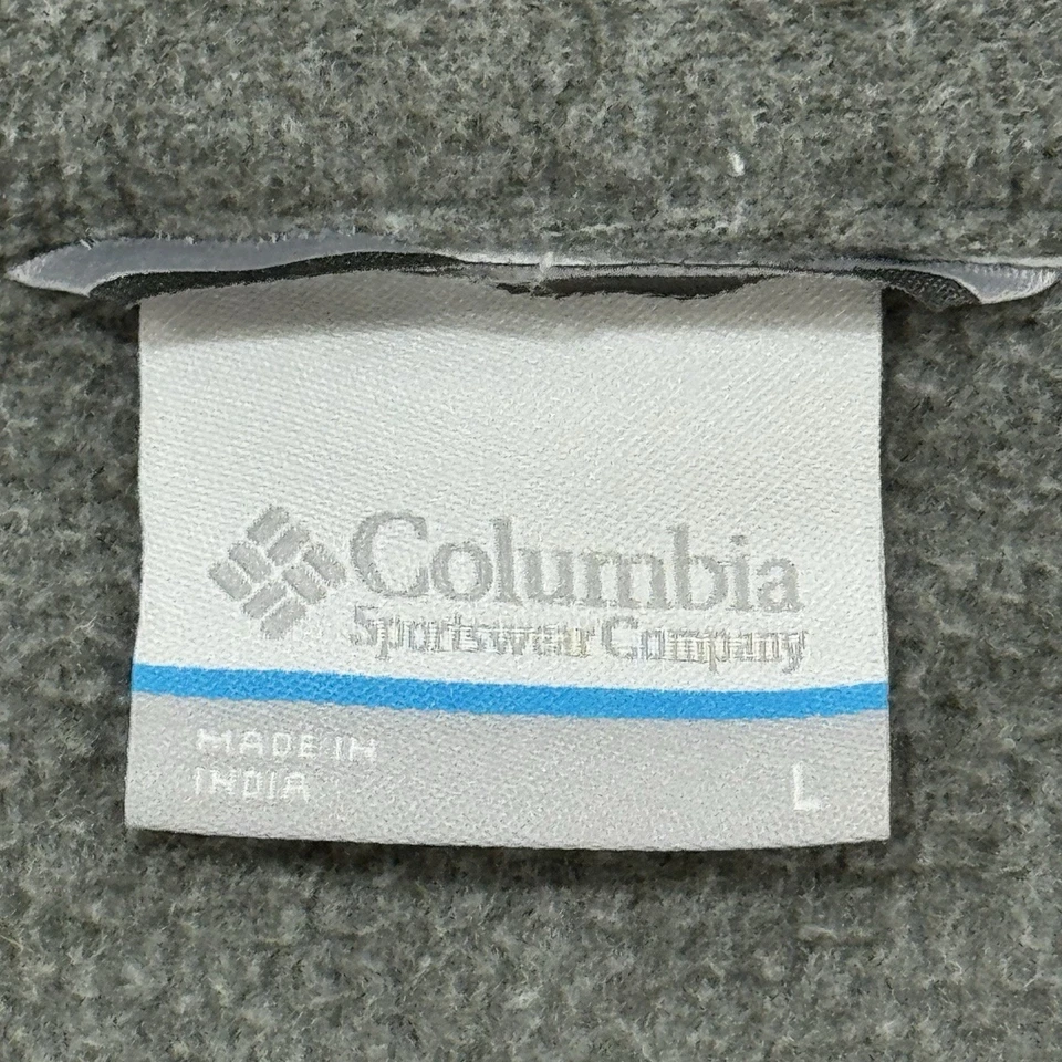 Columbia Washington State Cougars Fleece Sweater Full Zip Jacket Men’s Large - Image 4 of 4