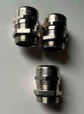 Stuffing Gland Metallic Nickel Plated Brass M25x1.5 With Locknuts Pack Of 25