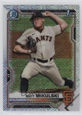 2021 Bowman Draft Chrome Asia Mojo Refractor Matt Mikulski #BDC-179 e5r