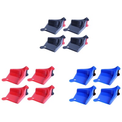 4x Car Hose Guide Wheel Rolling System Tool, Car Washing Detailing Tool, Tire