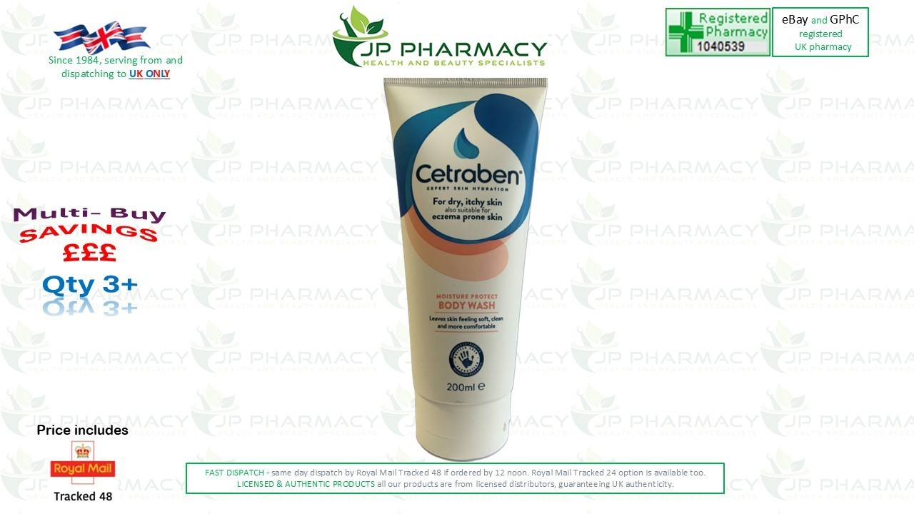 Cetraben Moisture Protect Body Wash 200Ml Lloyds Pharmacy - Image 2